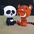 Feliz.jpg STL file Panda Moodis・Model to download and 3D print