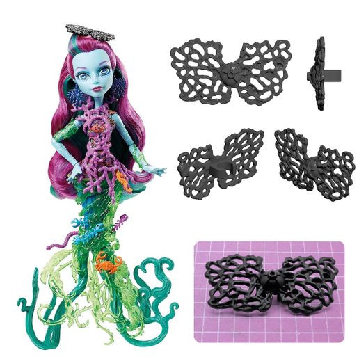 Monster High Posea Reef doll hairpin hair clip