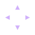 D_Pad_Imprint_multi_color_xile6.stl Dual Sense Controller Face buttons and L1/R1 L2/R2 buttons (playstation 5)