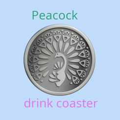 peacock-coaster-final.png Peacock drink coaster