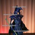 IMG_7632.jpg Yu-Gi-Oh! Sorcerer of Dark Magic Fan Art Statue 3D print model