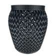black-woven-pot.png Woven basket