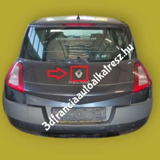 Renault Megane rear logo 8200174907