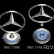 9.jpg Mercedes Benz Logo, Set From 1902 to 2021, and keychain Mercedes AMG Club, File STL for all 3d Printer