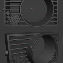 01.png Fichier OBJ golf 4 gauge pod MK4 IV・Plan à imprimer en 3D à télécharger