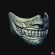 07.jpg Face Mask - Samurai Hannya Mask -Corona Mask for Halloween Cosplay