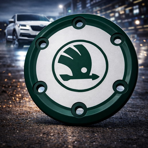 Logitech G29 Skoda Wheel Center Cap - Compatible with G920 & G923