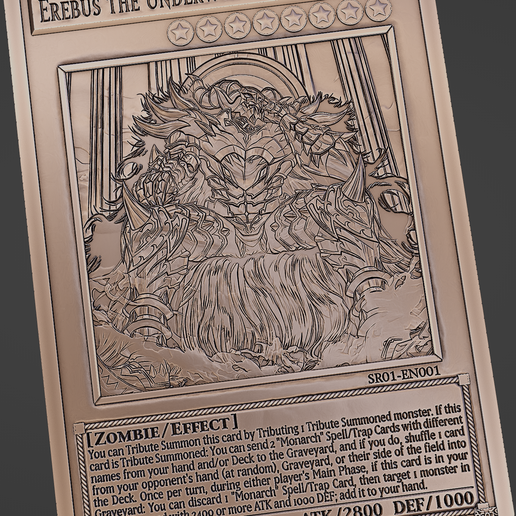 Erebus the Underworld Monarch - yu-gi-oh!Free STL File for 3D  printingCults