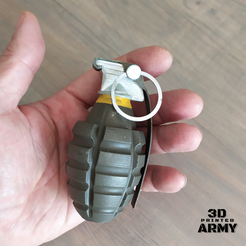 Sans-titre.png Fichier STL grenade US MK2・Modèle pour impression 3D à télécharger