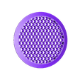 hexag.stl Couvercle d'aération rond hexagonal