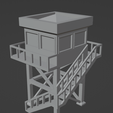 objAll.png 3D Printable Watchtower by Crtbls3D