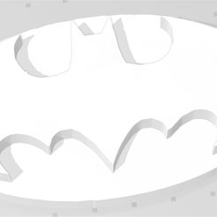Image2.jpg 3MF-Datei Batman Insignia・3D-druckbare Vorlage zum herunterladen