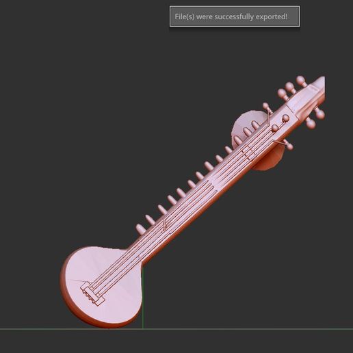 STL file Sitar・Model to download and 3D print・Cults