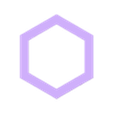 Empty Hexagon for composition.stl Hexagon Hanger