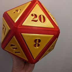 091200f3-234f-46dc-8249-6d015cf9b630.jpg Free 3D file D20 hinged box・3D print design to download