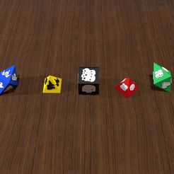FRP DICES kapak.jpg 3D file Frp Dices・3D print design to download