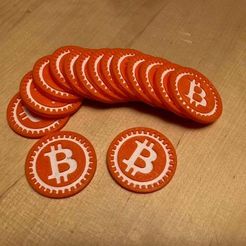 IMG_0121.jpg Fichier STL gratuit Bitcoin multimatériaux・Design à télécharger et à imprimer en 3D