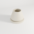 1_Crème_FB2.png #1 Elegant, minimalist plant pot in 3D