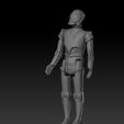 ScreenShot1299.jpg Star Wars .stl Imperial Droid .3D action figure .OBJ Kenner style.