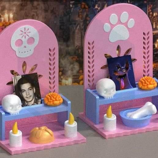 TRADITIONAL DAY OF THE DEAD ALTAR – ALTAR TRADICIONAL DEL DIA DE LOS MUERTOS
