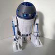 R2D2 Make_3.jpg STAR WARS - R2D2 highly detailed &ready to print, 360° rotating head & openable to use it as a storage box.
