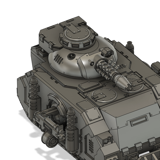 Deimos-Pattern-Predator-Hull-v17.png Файл STL Атакующий танк с узором Марса・Дизайн 3D-печати для загрузки3D, Craftos
