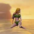 wip19.jpg princess zelda - swimsuit - hyrule warriors 3d print figurine 3D print model