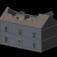 house-1-HD-scene-2.png WWII Tabletop Terrain Set 28mm scale (3D Printable Files) - Based on real buildings from Carentan, France