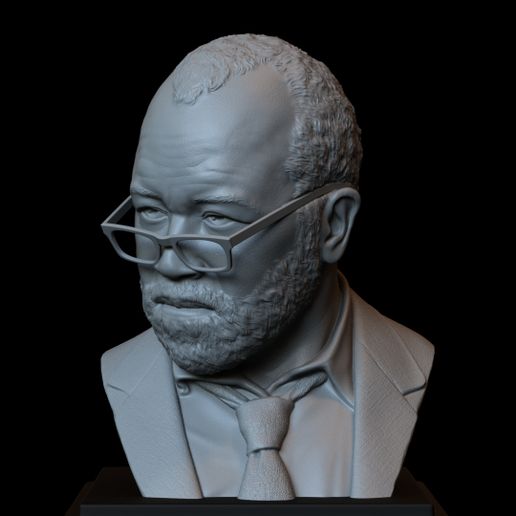 04.RGB_color.jpg Файл 3D Bernard Lowe (Jeffrey Wright) Westworld HBO - 3d print model, portrait, bust, sculpture - 200 mm tall・3D-печать дизайна для загрузки, sidnaique