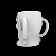 Untitled-model17.4.jpg Gargoyle Cup Pot 3D Printable Model