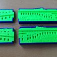 IMG_0336.jpg N Scale 12x9 Inch Curved Turnout, Printed Tiebeds & Cross-tie Cutter & Isolation Gap Tool.