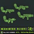 MARINERS BLIGHT Re FALL@UT HOBBIES STL DOWNLOAD Mariners Blight 28mm Infantry Set