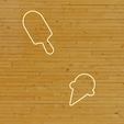 contorno-helado-v1.png Cookie Cutter ice creams / Ice Cream Cookie Cutter