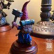 Photo-Jan-26-2023,-4-25-04-PM.jpg Gnome with Mace, Fantasy Tabletop RPG Miniature or Garden Gnome Statue