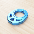 fbba898a-a69d-438f-9c9c-cdbb22c7dd74.png Karambit Style Fidget Spinner Keyring - Hex Version