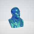 1.png Theodore Roosevelt bust WIREFRAME VORONOI WIREMESH MESH