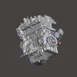 B48Slanted2.png BMW B48 engine + intake & exhaust ports