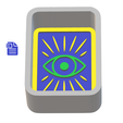 STL00687-3.png 1pc Intuition Tarot Card Mold