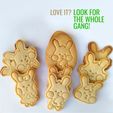 5.jpg Cute Bunny Girl - Easter Cookie cutter with stamp