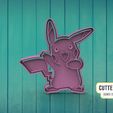 pikachu1.jpg Fichier STL Découpeur de biscuits Pikachu・Plan pour impression 3D à télécharger
