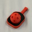 IMG_7365.jpeg Pickleball Clicker Fidget Toy Keychain Bag Charm