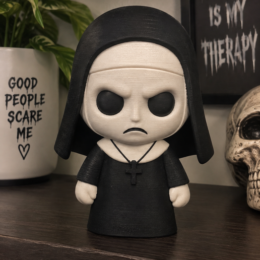 The Nun – 3D Printable STL / 3MF
