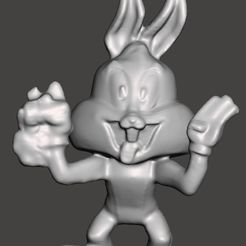 bugs-bunny.jpg Fichier STL lapin insecte・Modèle pour imprimante 3D à télécharger