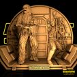 082121-Star-Wars-Chewbacca-Promo-03.jpg Han Solo And Chewbacca - Diorama Base - Star Wars 3D Models - Tested and Ready for 3D printing