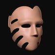 19.jpg Squid Game Mask - The Waiter No29 Mask - 3D print model
