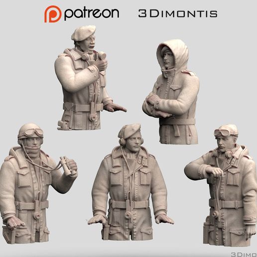 ミリタリー WWII British Tank Crewman 1/6 1/6 