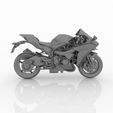 5.jpg Motorcycle Kawasaki Ninja H2 3D Model for Print STL File