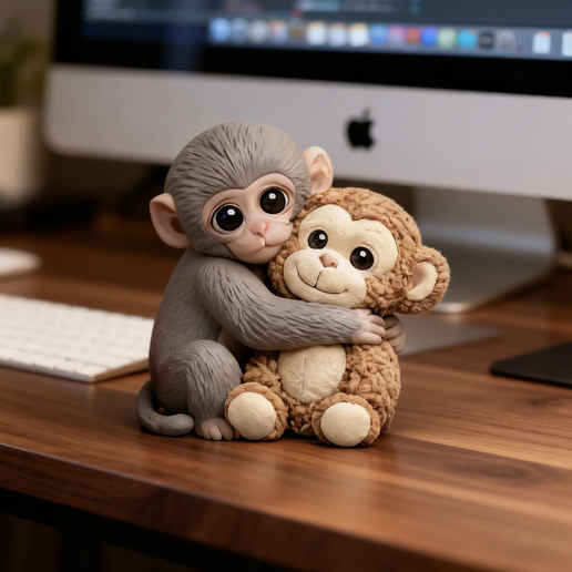 Viral Baby Monkey Punch - Macaque Collectible.