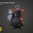 0005.jpg 3D file Arcane Chomper Grenade・3D print design to download