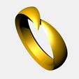 1.jpg STL file WEDDING RING - 001・3D printing template to download